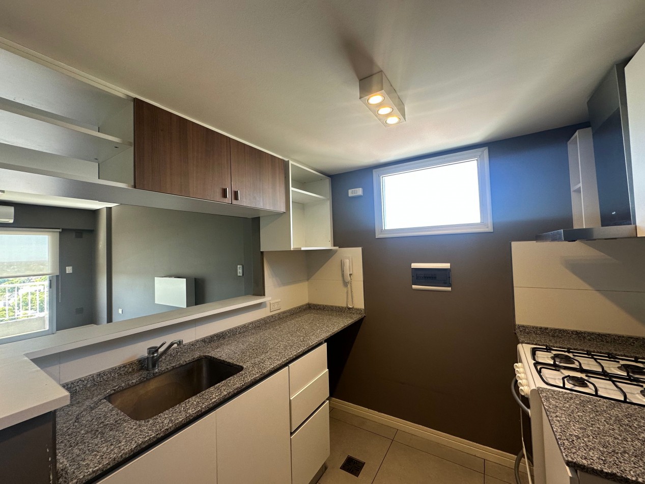 Hermoso departamento de dos ambientes a estrenar en piso alto (14 C)