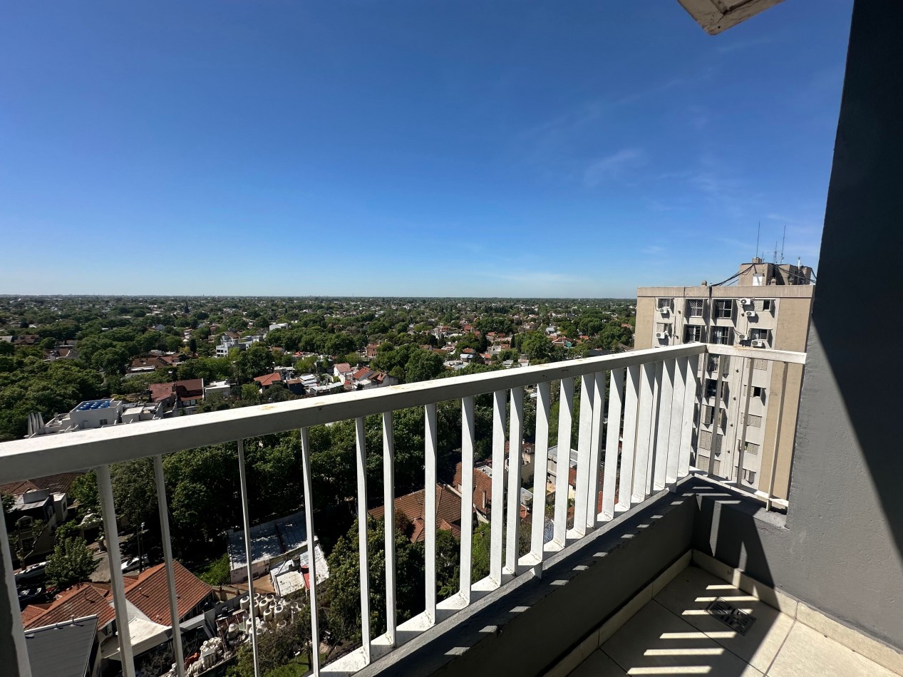 Hermoso departamento de dos ambientes a estrenar en piso alto (14 C)