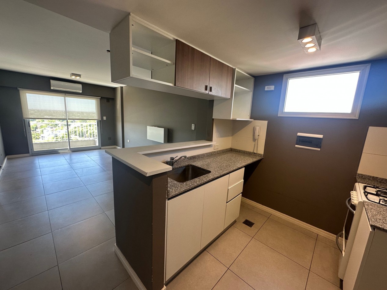 Hermoso departamento de dos ambientes a estrenar en piso alto (14 C)
