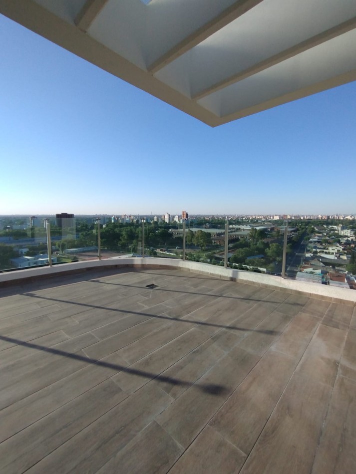 Departamento de 4 ambientes  con gran terraza privada, hidromasaje exterior y vista panoramica Escalada frente a UNLA 