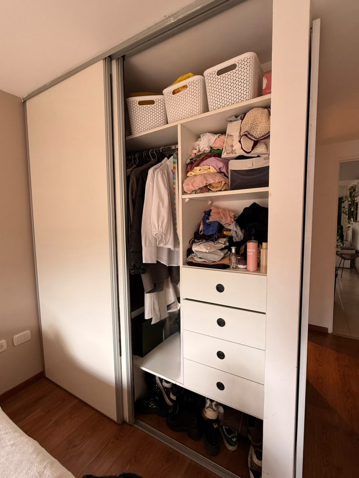 Departamento 2 Ambientes al Frente con Cochera - Baño en Suite y Toilette - Rivera 648, Piso 3
